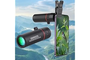 Compact High Power Monocular Telescope, 2000X25 Monocular Focus Optics Telescopes onocular Power Monocula 8000M/80000M for Sp