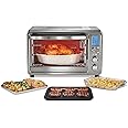 Hamilton Beach 6-in-1 Sure Crisp Air Fryer Toaster Oven Combo & Electric Indoor Grill, 450 F Searing Temp, Bake, Broil, Toast and Pizza Function, .88 cu. ft., 6 Slice Capacity, Stainless Steel (31395)