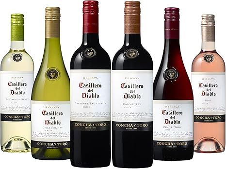 Amazon Co Jp セット 赤ワイン 悪魔の蔵 カッシェロ デル ディアブロ チリワイン 飲み比べ 赤白ロゼ 750mlx6本 通販 食品 飲料 お酒