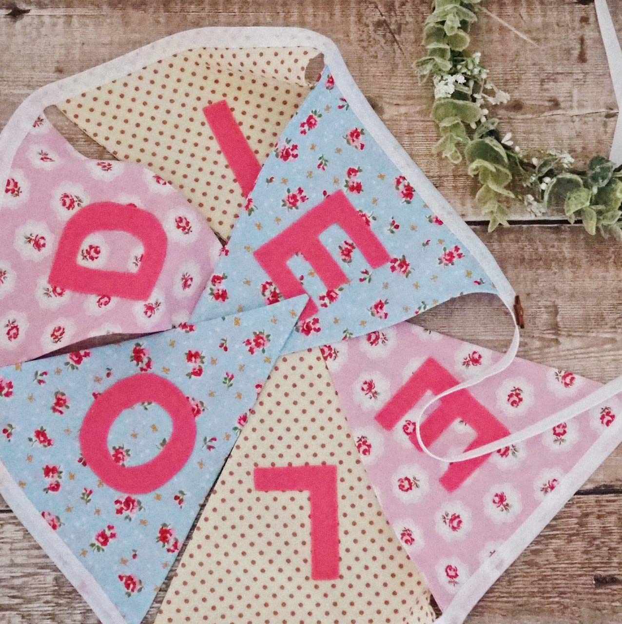 baby name bunting for nursery