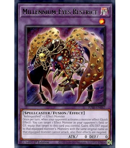 yugioh card thousand eyes restrict Amazon.com: Thousand-Eyes Restrict - LED2-EN005 - Common