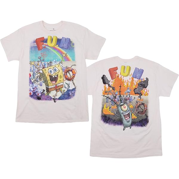 Amazon.com: Spongebob Squarepants Logo Long Sleeve T-Shirt