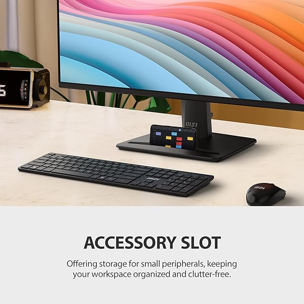 MSI PRO MP252 E2 24.5-INCH IPS 1920 X 1080 (FHD) GAMING OFFICE MONITOR, 120HZ, ADAPTIVE-SYNCH, HDR READY, HDMI, VGA PORT, DISPLAY PORT,VESA MOUNTABLE, TILT, SPEAKER, 4-SIDE SLIM BEZEL, 1MS, BLACK