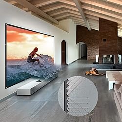 NIERBO 150 inch Metal Projector Screen Ambient