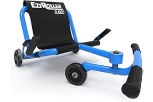 EzyRoller Classic Ride On Scooter for Kids Ages 3+ (Blue)