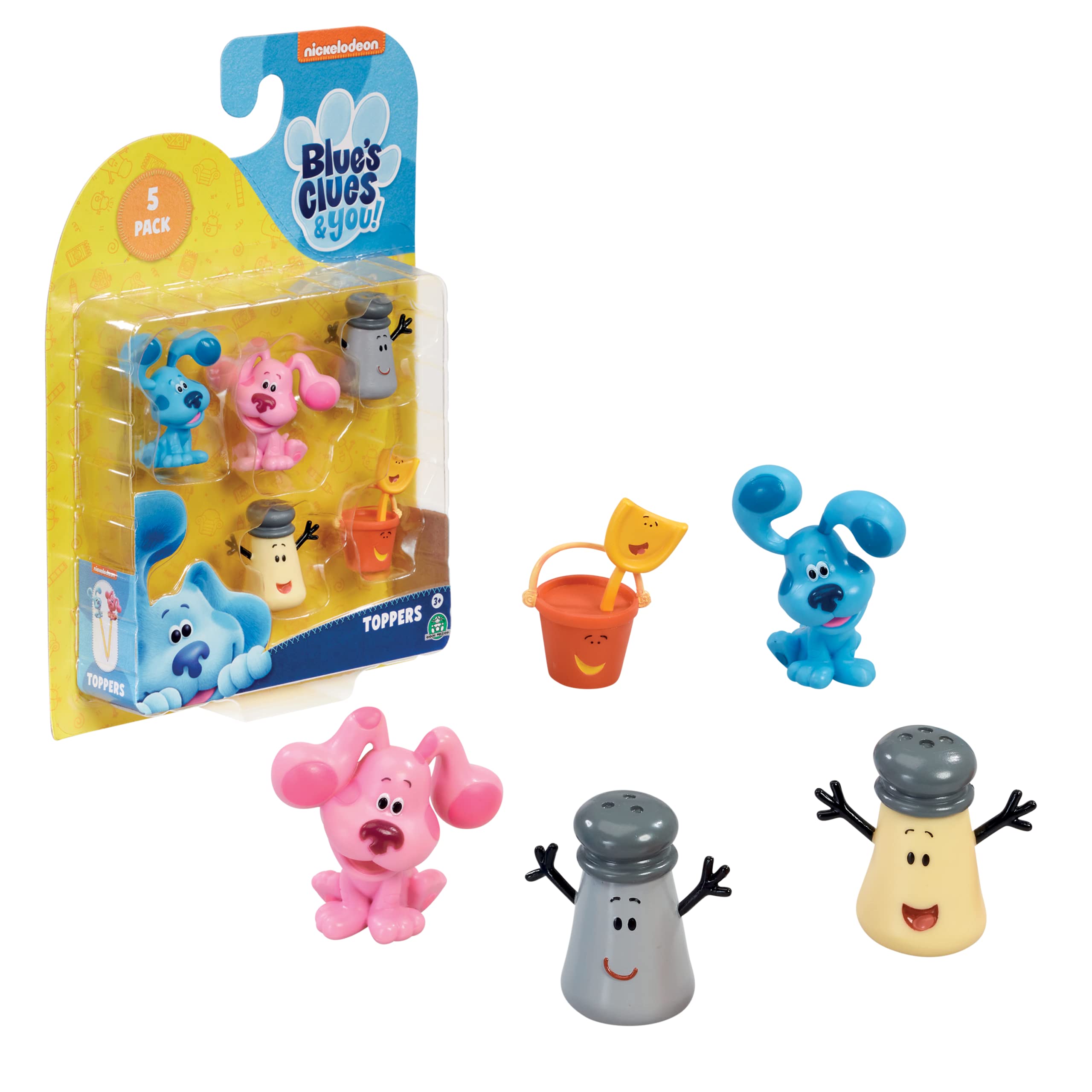 Blue's Clues & You! BLU27000 Blue's Clues and You Pencil Toppers 5 Pack, Multi Colour