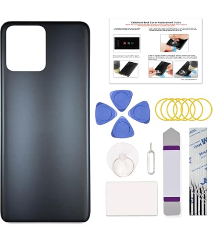 Amazon.com: Dark Blue Acrylic Glass Back Cover Replacement for