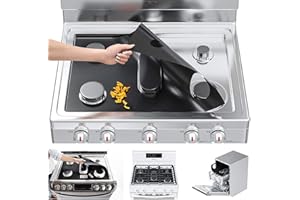 YOMLOV Stove Guard, Stove Cover Stove Top Protectors for Samsung Gas Range Reusable Gas Stove Burner Covers, Stove Top Covers for Gas Burners 0.4mm