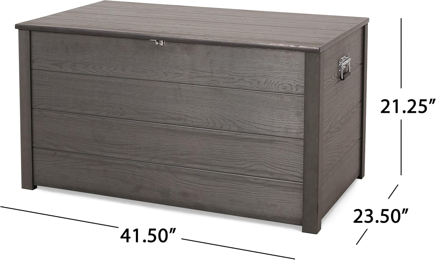 Christopher Knight Home 314080 Surrency Outdoor Deck Box, Gray : Garden & Outdoor