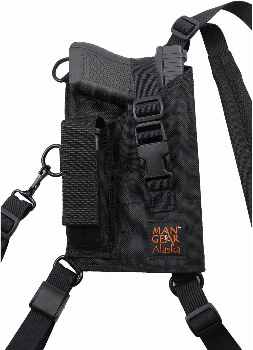 Man Gear Alaska Ultimate Chest Holsters for Semi Auto Pistols