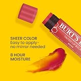 Burt's Bees Tinted Lip Balm Rose 4.25g Pack of 2 Moisturising Lip Tint view 2