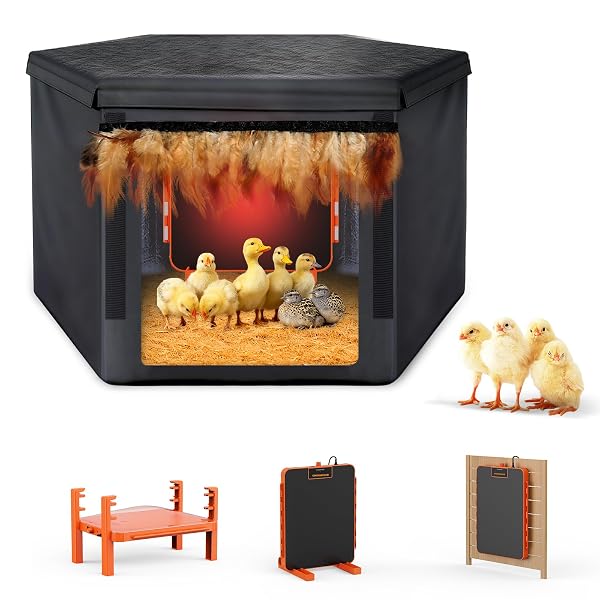 CHICK BROODER BOX HEAT PLATE,CHICKEN COOP HEATER WITH...
