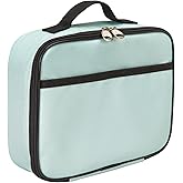 Fenrici Green Lunch Box for Girls, Boys, Kids Lunch Box for School, Insulated Lunch Bag for School, Soft Sided Compartments, Spacious, BPA Free, Food Safe,10.8in x 8.5in x 2.8in, Sage Green