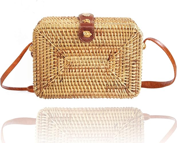 Amazon かごバッグ ミニ ショルダーバッグ ミニバッグ レディース 軽量 かわいい ナチュラル スクエア シューズ バッグ