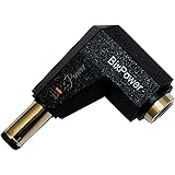 BiXPower LC53 Right Angle Connector Converter for 5.5 x 2.5mm DC Power Connector