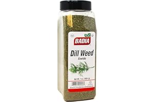 Badia Dill Weed 7 oz – Dill Seasoning Herb for Fish, Pickles, Dressings, Sauces & Salads, Gluten Free, Kosher