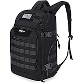 MOSISO 30L Military Tactical Backpack for Men, Army Backpack Military Daypack 3 Day Assault Pack Hiking Rucksack Bug Out Bag, Black