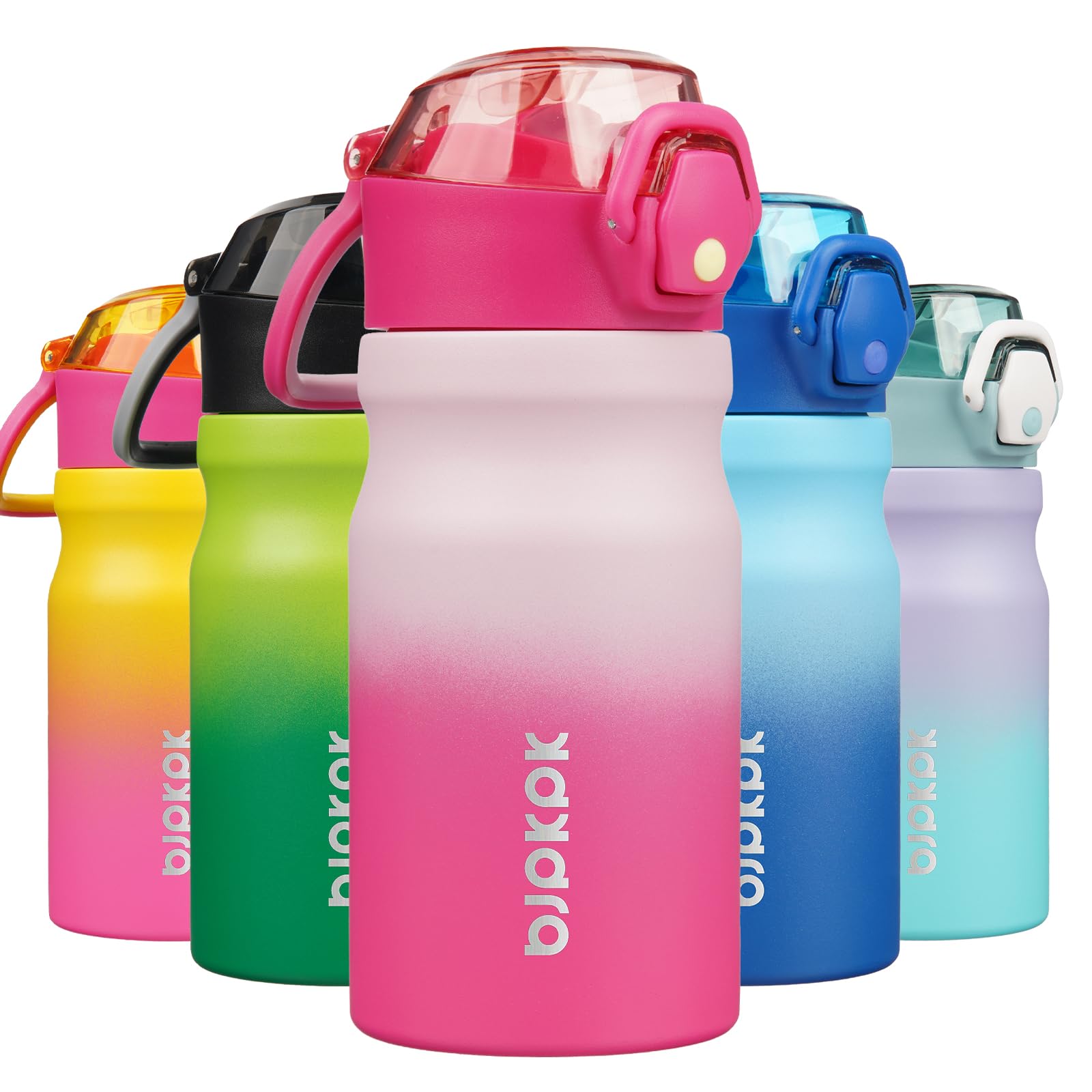 Photo 1 of +
-+-
BJPKPK Insulated Water Bottle 14oz Stainless Steel Water Bottles With Straw And Carry Handle Double Wall Metal Thermo,Cherry Blossom
-