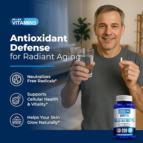 we like vitamins glutathione We Like Vitamins | NSF Certified Glutathione Supplement | Manufactured in  USA | Highly Bioavailable | L-Glutathione Antioxidant Support|500mg Per  Serving | 200 Capsules in Dubai - UAE