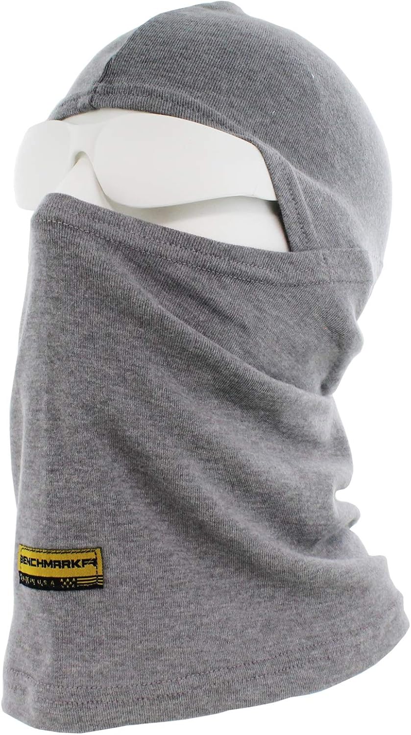 BENCHMARK FR Flame Resistant Lightweight Balaclava, One Size, Gray, Made in USA at  Men’s Clothing store