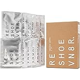 Reshoevn8r Sneaker Cleaner Wipes, 12 Wipes - Multi-Purpose Shoe Cleaning Wipes for Stains & Messes - On-The-Go Individually W