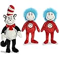 Aurora Plush Bundle of 3, 20" Cat in the Hat, and 12" Thing 1 & 12" Thing 2