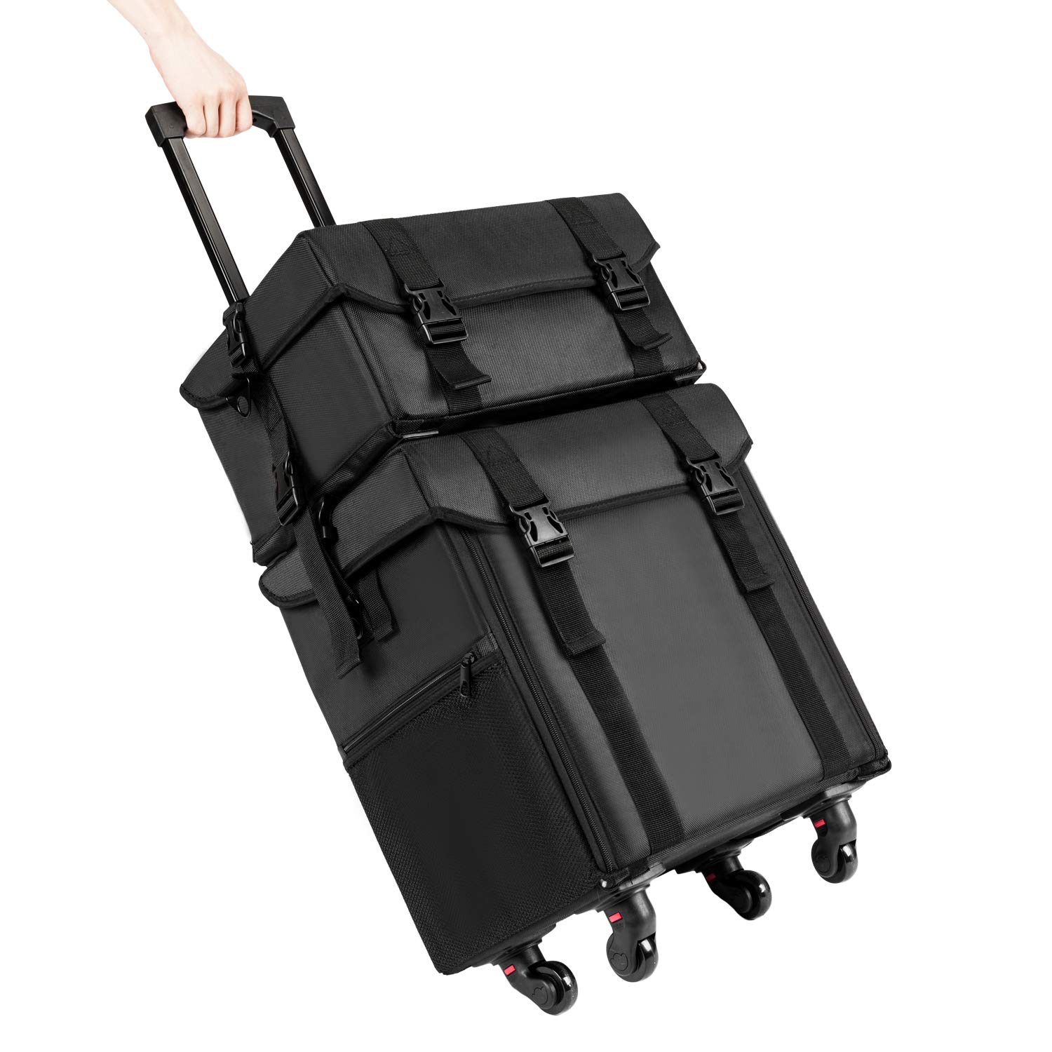 beauty carry case wheels