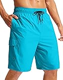 Men's Swim Trunks No Liner 9" Board Shorts Quick