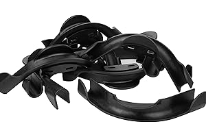 (Pack of 5) EFIELD 3/4-inch Plastic Polymer PEX Pipe 90-Degree Bend Support with Mounting Plate (3/4 inch), (PPSU1807024)