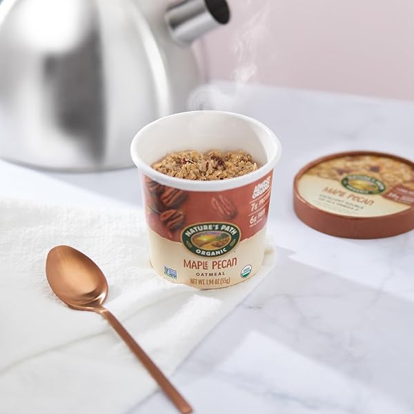 NATURE’S PATH ORGANIC MAPLE PECAN OATMEAL, 2 OZ (PACK OF 12), NON-GMO