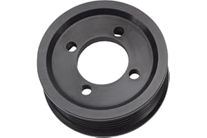 Edelbrock 15822 E-Force Supercharger Pulley 3.0 in. 6 Rib Design For Use w/Stage 3 Professional Tuner System Black Anodized Finish E-Force Supercharger Pulley