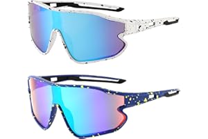 Yogo Vision Kids Sports Sunglasses Youth Lightweight Baseball Sun Glasses UV400 Protection Sport Frame Shades for Boys Girls