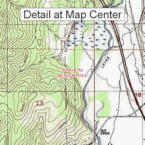 Amazon.com : USGS Topographic Quadrangle Map - Heber City, Utah (Folded ...