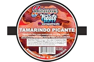 Sarape Treats Chamoy Rim Dip Mexican Tamarind Paste for Drinks, Fruit, Alcoholic Beverages, Candy, and More (Spicy Tamarind/Tamarindo Picante)