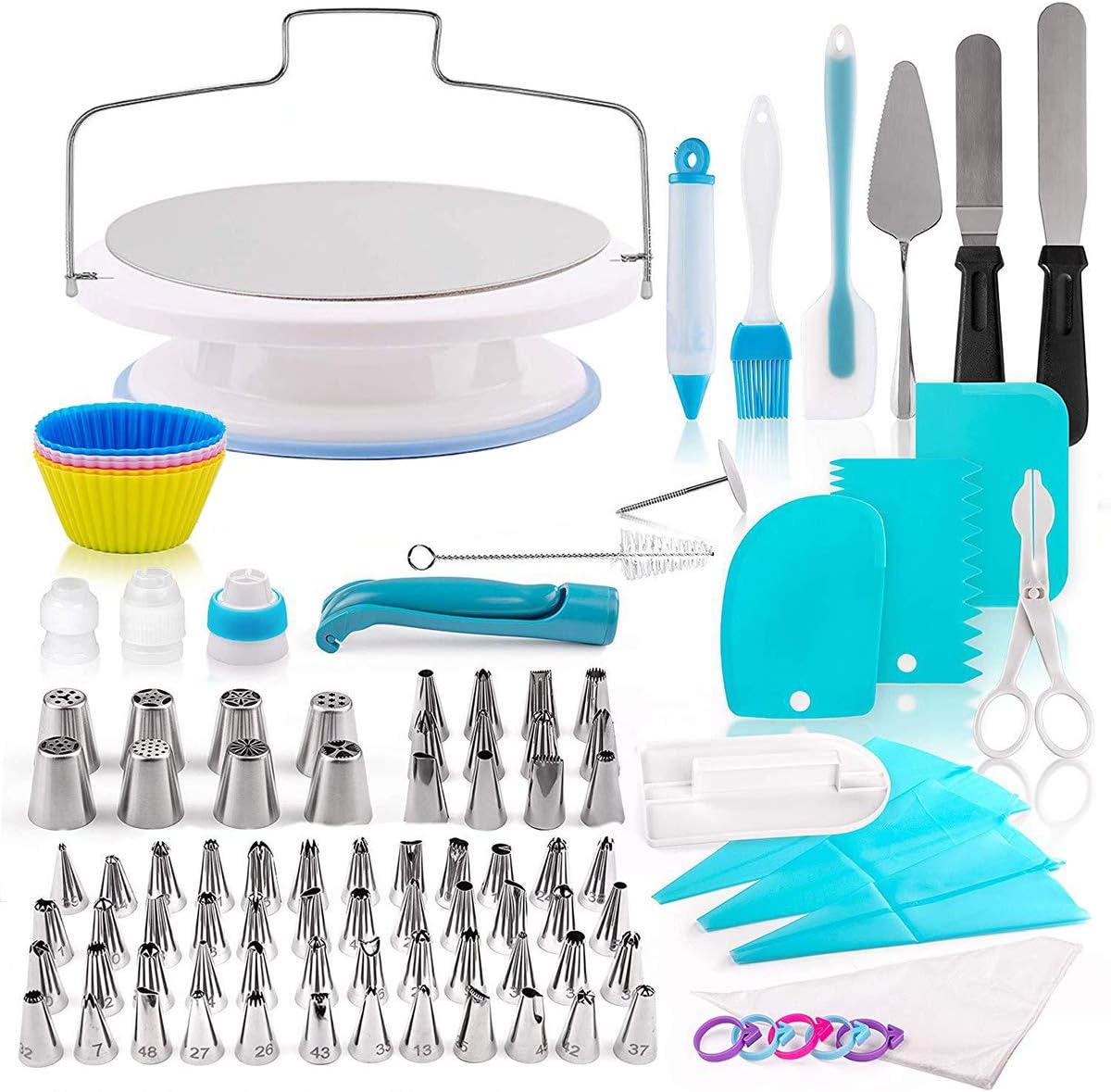 140pcs Cake Decorating Equipment Kit,Baking Pastry Tools with Cake