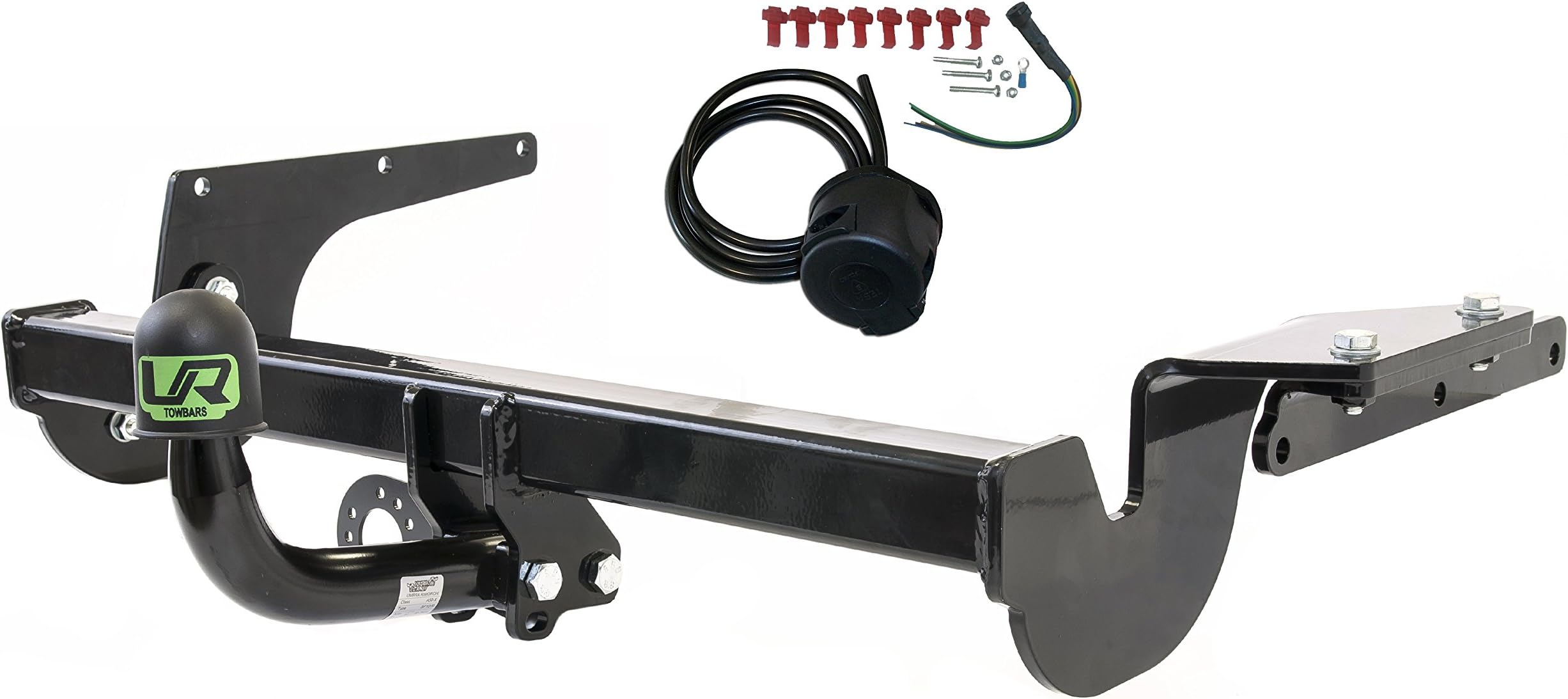 Umbra Rimorchi Fixed Swan Neck Towbar with 7 pin Electrics for Ford Focus Hatchback 3-5door 2008 to 2011 UT140COR78ZFM/WU200UK3