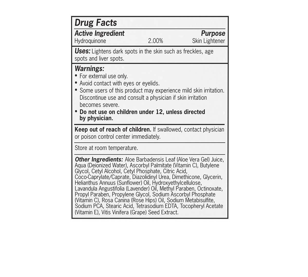 Best Age Spot Remover Dark Spot Corrector Excellent Brown Spot, Rosacea and Scar Cream