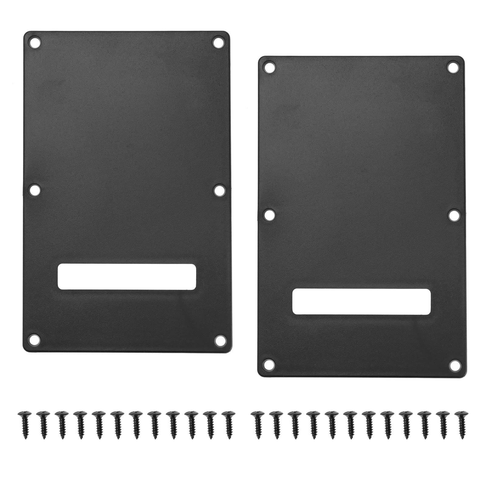 VGOL 2Pcs Guitar Backplate Replacement Compatible with Fender Stratocaster US/Mexico Modern Style Electric Guitar Standard Guitar Back Plate