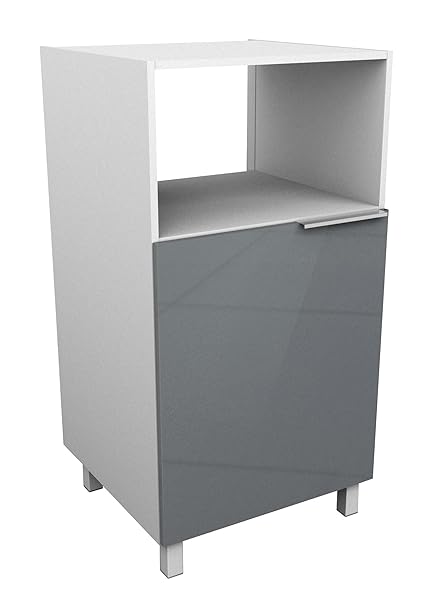 Berlioz Creations - Mueble para microondas, Gris, 60 x 60 ...