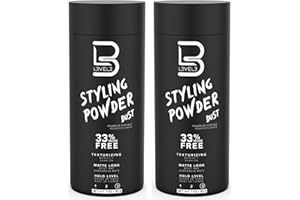 Superhairpieces Styling Comb with Leve13 Styling Powder, Texturizing Matte Look Hair Powder, 30g/1oz Multi-Pack (only 6pack/1