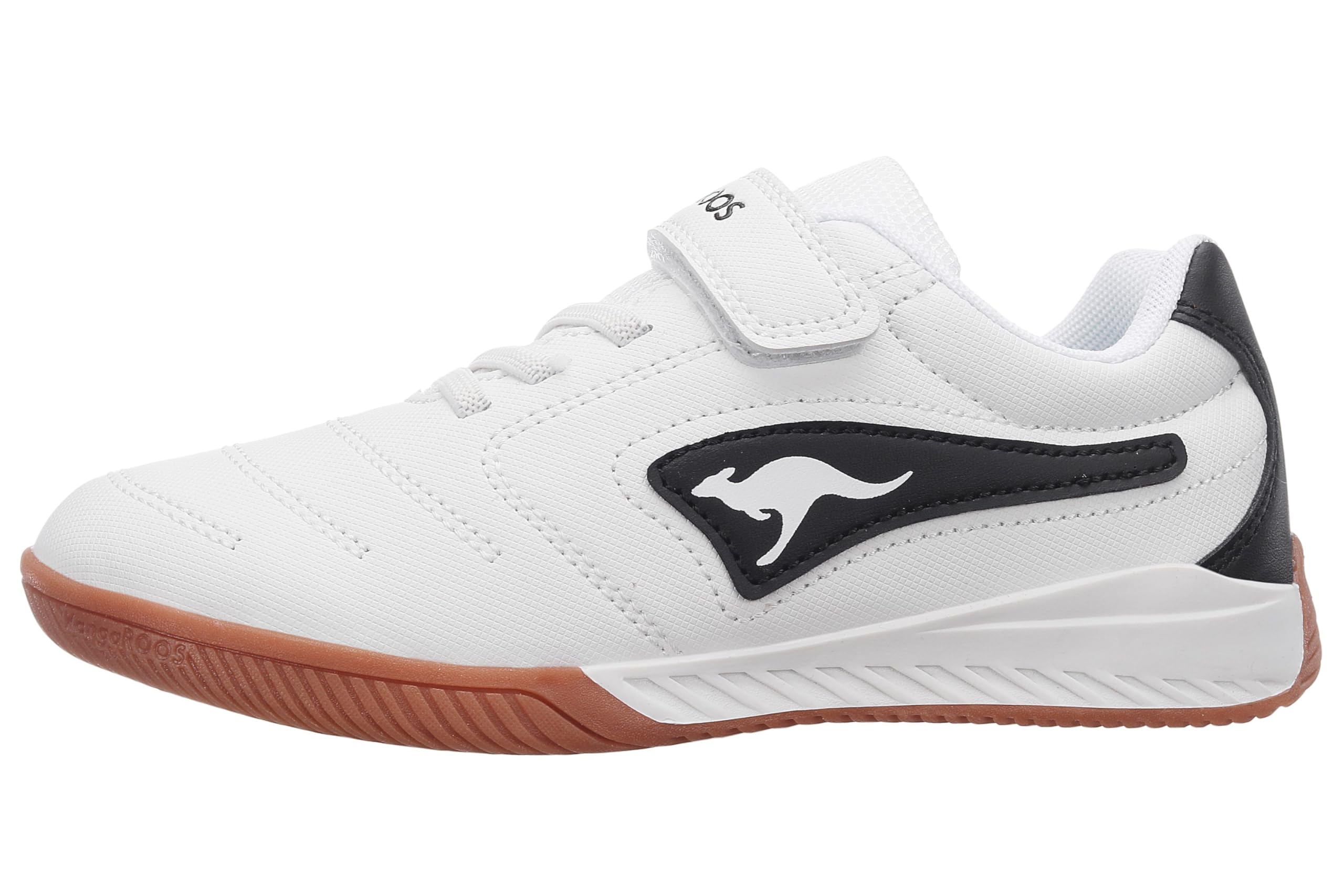 KangaROOS Unisex Kinder K5-drib Ev Sneaker, White Jet Black, 28 EU
