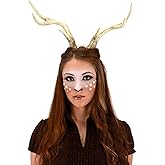 elope Deer Costume Antlers - Soft Molded Foam with Realistic Paint and Adjustable Chin Strap