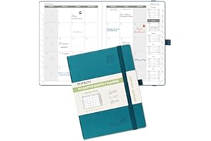 POPRUN Monthly Planner 2026-2027(Medium- 6.5'' x 8.5'' Soft Cover), 18-Month Calendar Planner (January 2026-June 2027), Agend