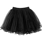 Jastore Girls Tutu Skirts Layered Tulle Princess Dresses for Toddler Girls Birthday Dance Party Supplies