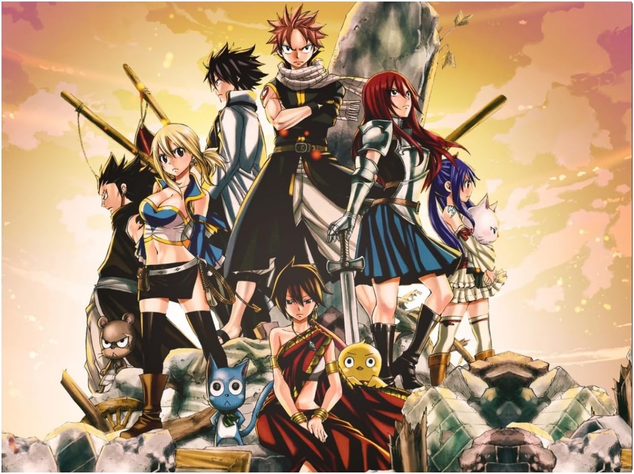 For Price Guns – Table Canvas Price Discount Manga Fairy Tail Guild 60 x 80 cm