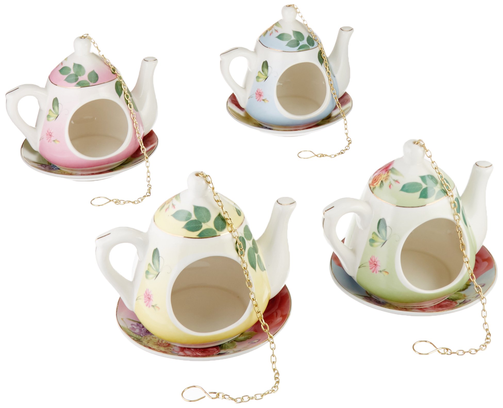 Fallen Fruits Secrets Du Potager Teapot Bird Feeder