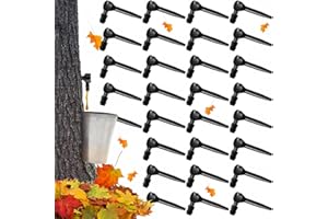 40 Pieces Maple Sap Tap Spile 5/16 Inch Maple Sugaring Spiles Plastic Maple Syrup Taps Maple Syrup Tree Tapping Spiles for Ma