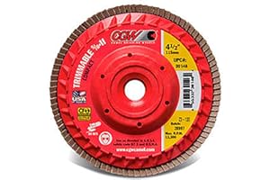CGW Abrasives 30202 4-1/2X5/8-11 C3-40 Compact Flap Discs PBI C3