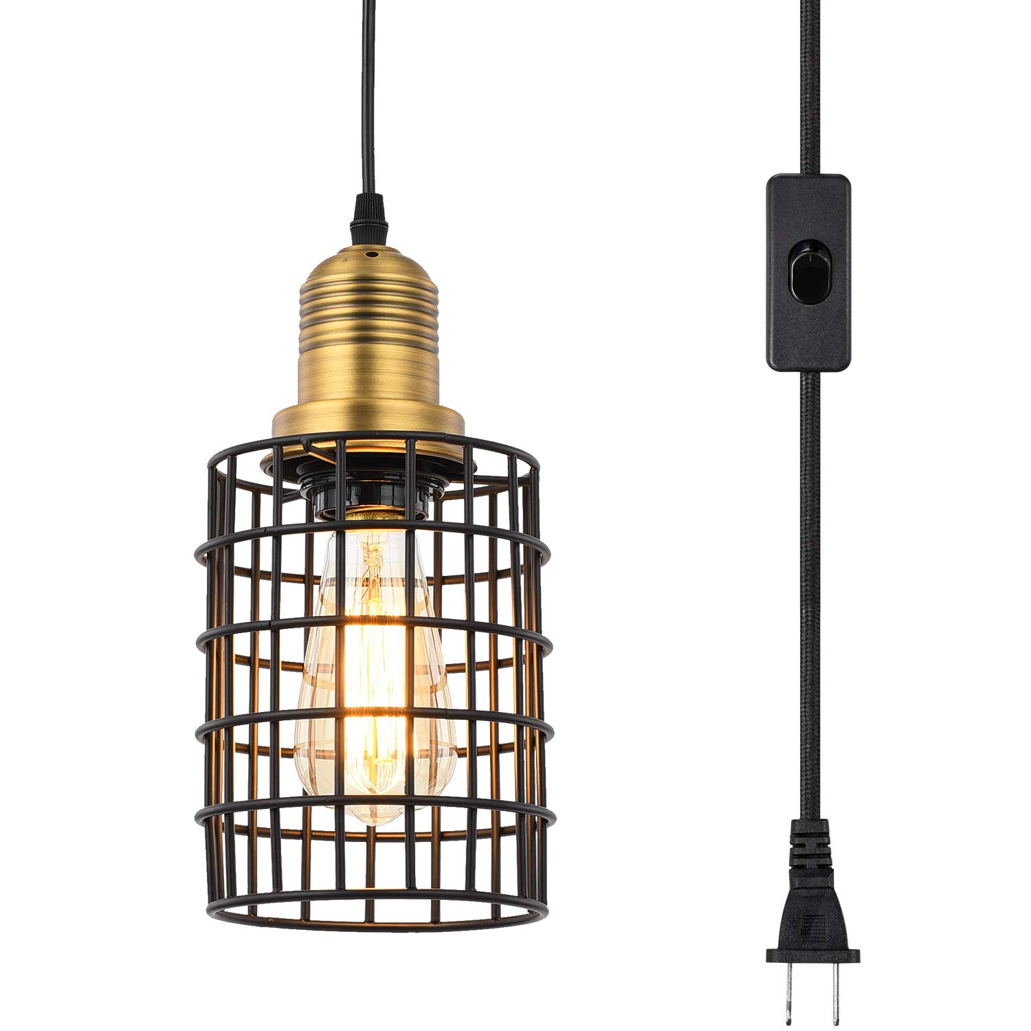 Best Bulb Industrial Pendant Light Patio Fixture Ceiling Lamp Lighting Chandelier