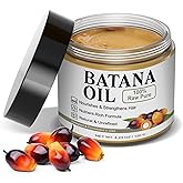 Dr. Sebi 100% RAW Batana Oil for Hair Growth – Unrefined & Natural Hair Growth Oil, Boosts Thickness & Shine, Repairs Damage, Reduces Hair Loss, Fights Frizz & Split Ends For Men & Women (4.23 Fl Oz)